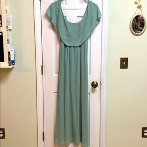 Show Me Your MuMu Caitlin Ruffle bridesmaids dress